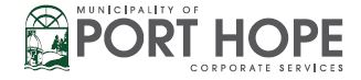 Municipality of Port Hope Header logo